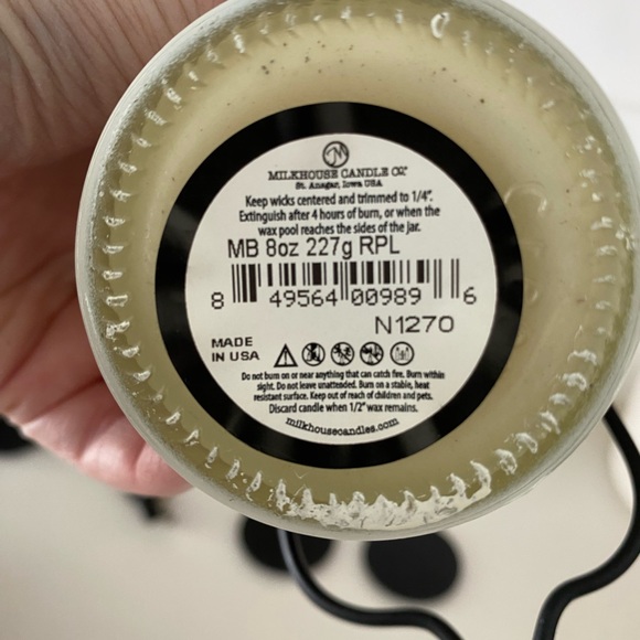 New Milkhouse Candle set & holder - Picture 4 of 5